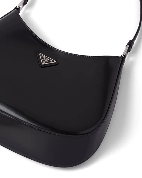 cleo prada bag white|brushed leather shoulder bag prada.